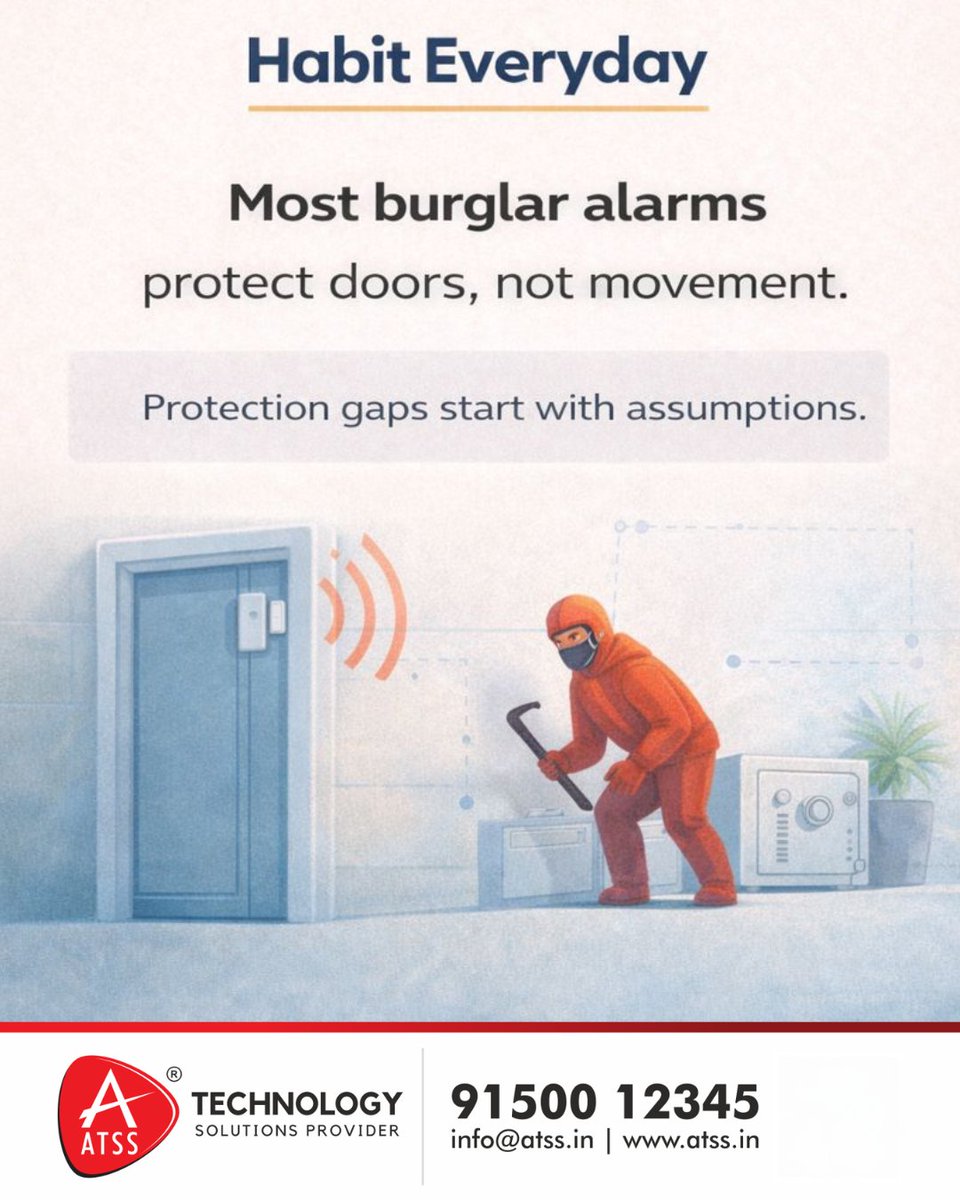 InfoATSS's tweet image. Is your alarm system only half-working? 🏠🤔
✅Door + Motion Protection 🛡️✅Real-time alerts 🚨✅Professional Grade Security🤝📧info@atss.in
📞91500 12345
#atssmotionsecurity #motionbasedintrusiondetection #atss