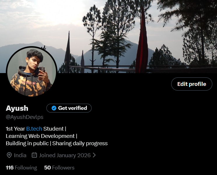 Ayush (@AyushDevlps) / Posts / X