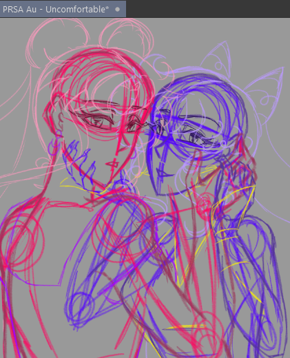 since someone reminded me i hadn't done this yet with PRSA au... I'll fix chibi's face later, it's almost 1 am