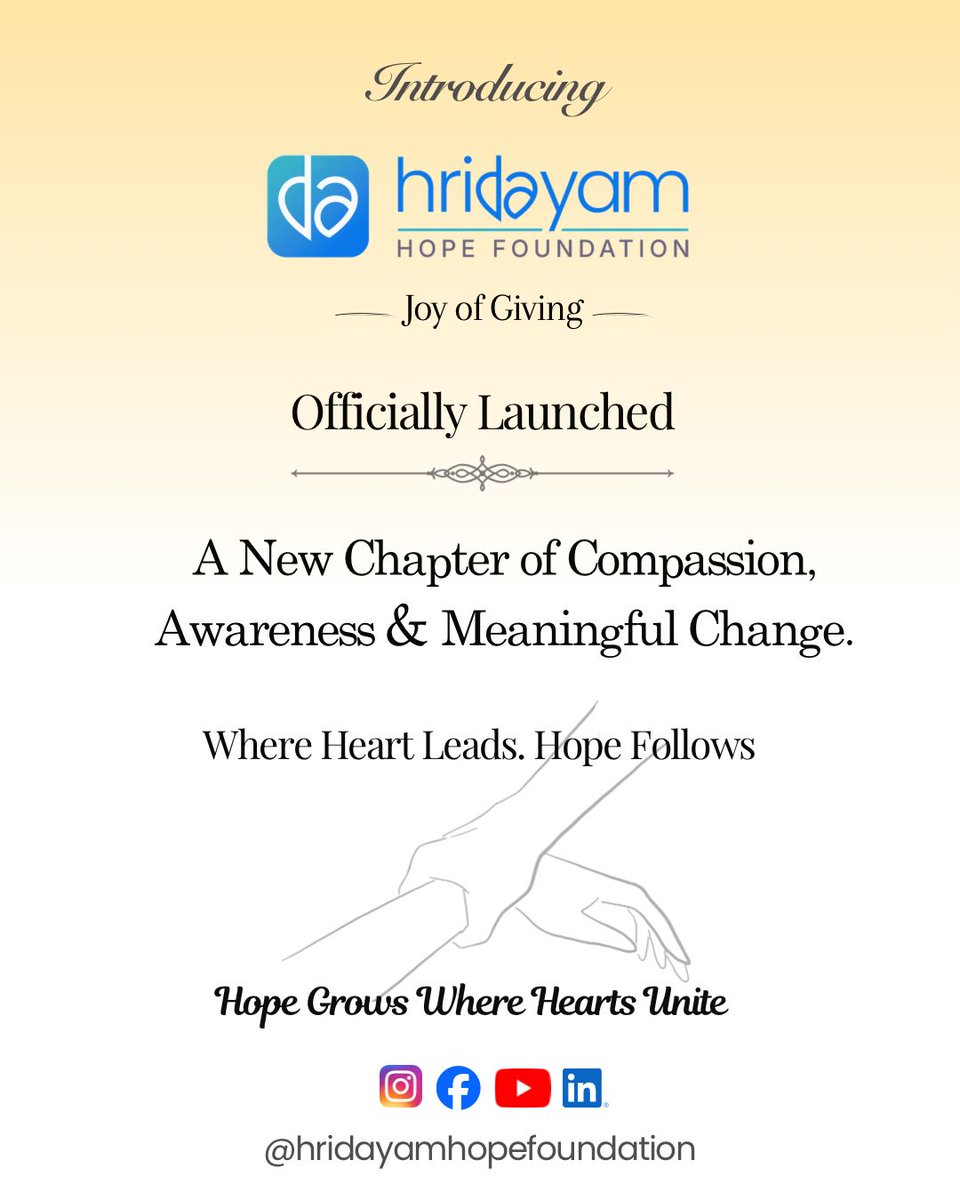 Hridayam Hope Foundation tweet media
