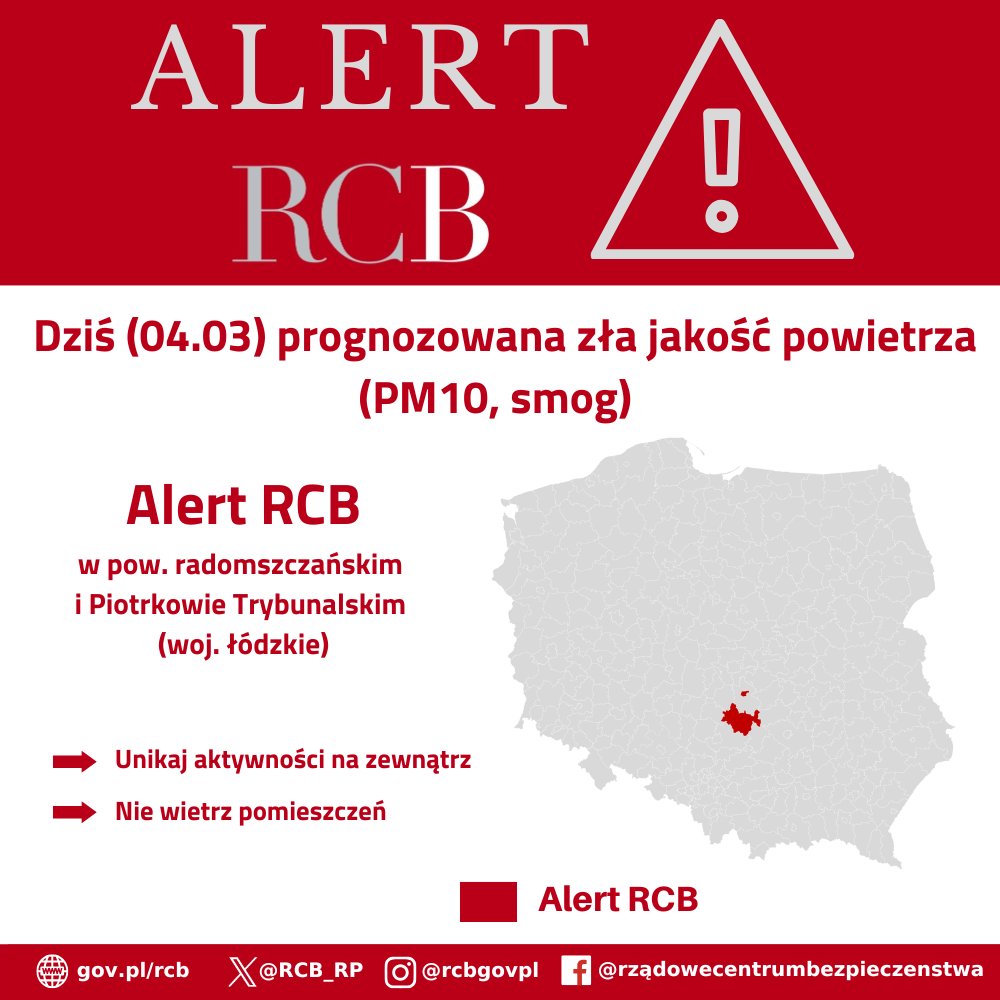 Rządowe Centrum Bezpieczeństwa tweet media