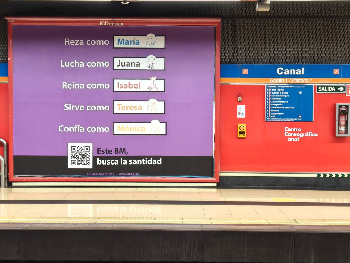 REZA como María.
LUCHA como Juana.
REINA como Isabel.
SIRVE como Teresa.
CONFÍA como Mónica.

Este 8M busca la santidad

Campaña de la <a href="/acdp_es/">ACdP</a> con la que anima a no rebajar el horizonte de vida sino a recuperar una aspiración exigente.

youtu.be/dOV0G12G3_8