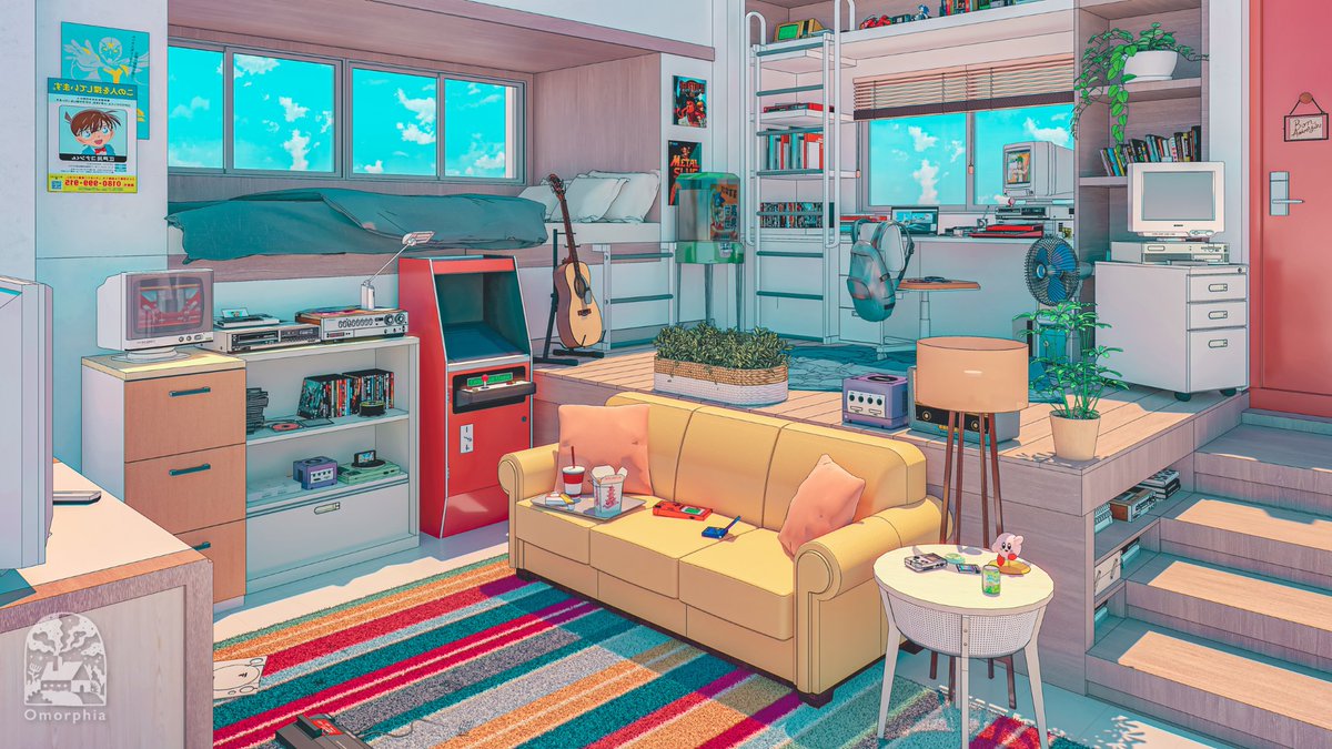 Omorphia1's tweet photo. so obsessed with colorful interiors https://t.co/DtuOr2MZlr