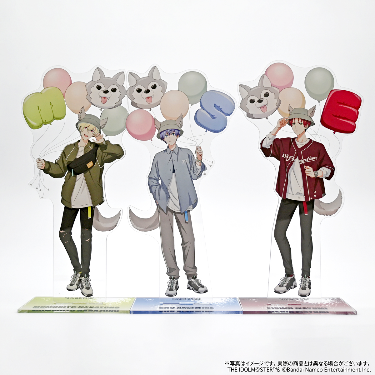 anicloset's tweet photo. 🐾アイドルマスター #SideM Spring Wolves🐾
￣￣￣￣￣￣￣￣￣￣￣￣￣￣￣￣￣￣￣￣￣￣
同時発売のアクリルスタンドの約1.5倍サイズ😮❣️
台座はあえて白版を敷かず、アクリルならではの透明感を楽しめる仕様となっています🫧

▪️特設サイト
https://t.co/eYPxQaqMmd

🛒オンラインストア
https://t.co/PZqShHl3xT

#ANICLOSET.