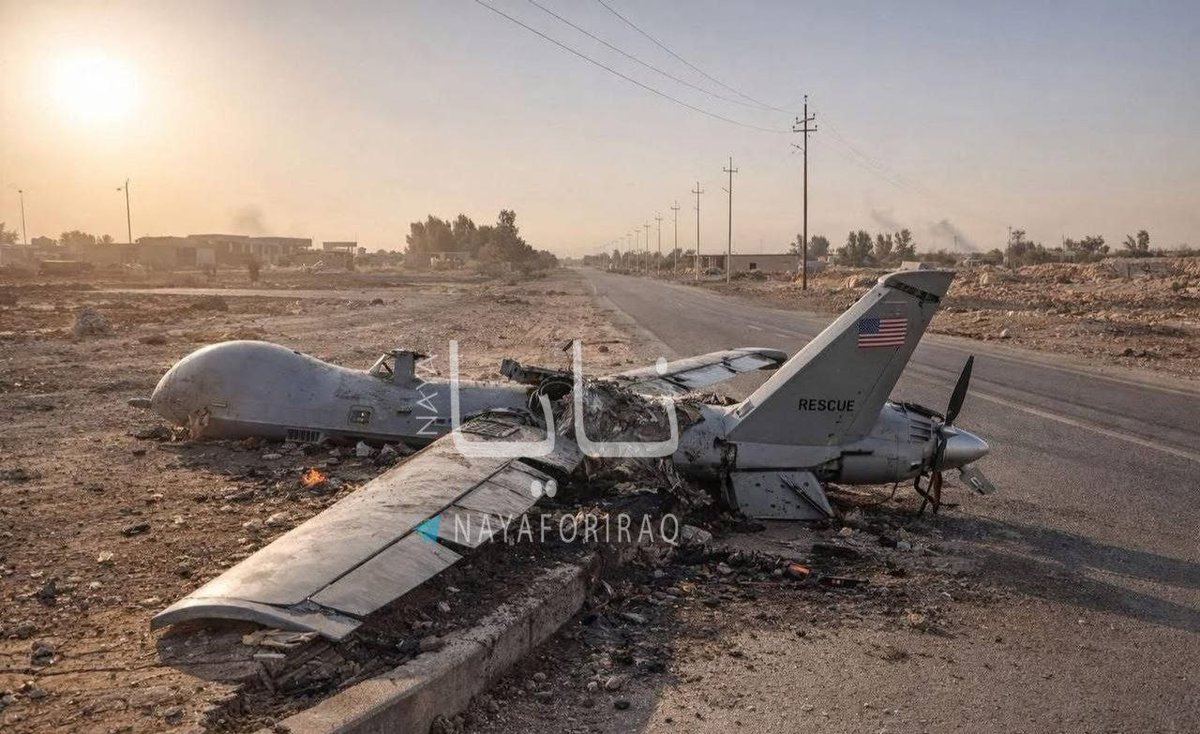 ⭕A US drone was shot down in northern Iraq

#USDrone #Iraq #NorthernIraq #DroneShotDown #MiddleEast #BreakingNews #USMilitary #Erbil #Geopolitics