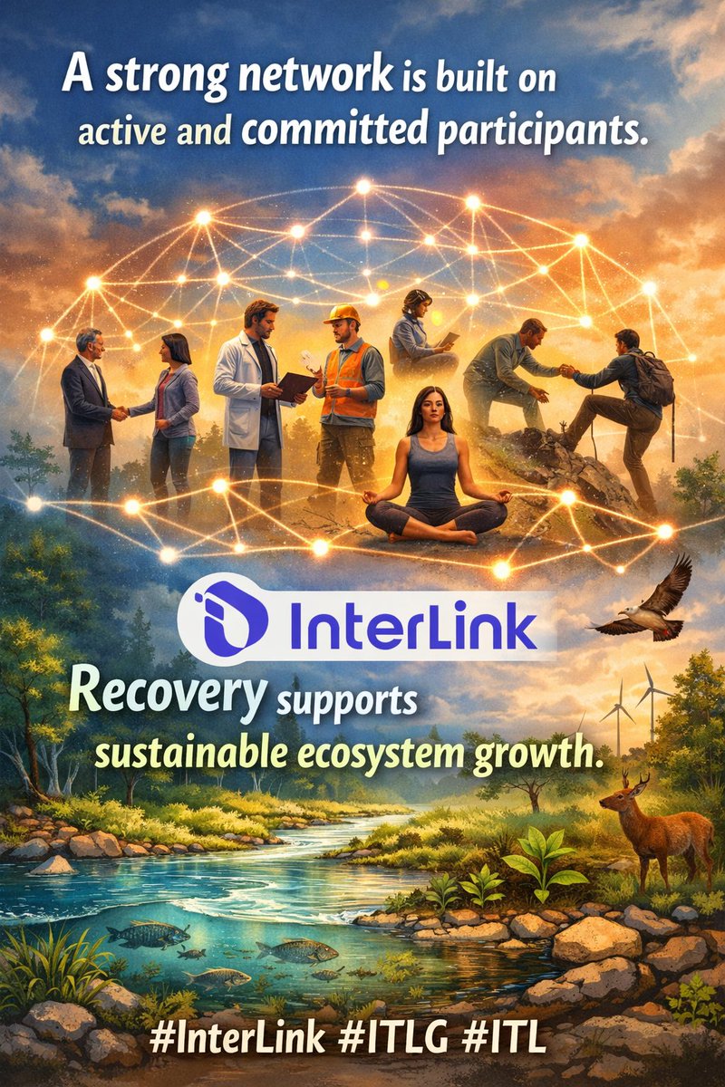 Tiana28932's tweet photo. #InterLink_Network
A strong network is built on active and committed participants.
Recovery supports sustainable ecosystem growth.
#InterLink #ITLG #ITL https://t.co/U45mrc6D4d