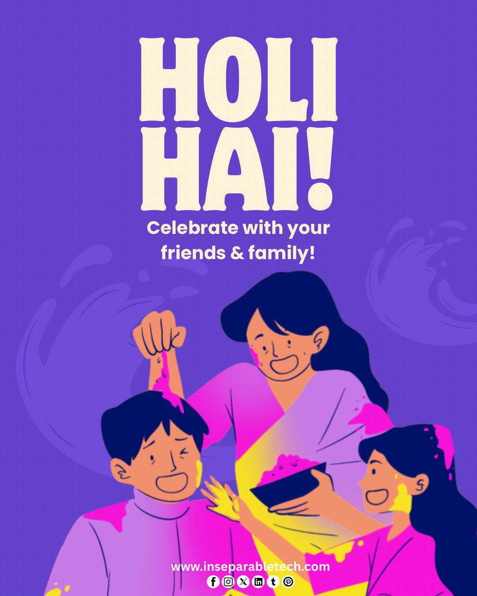inseparabletech's tweet photo. Swipe 👉🏻 to the end…
Colors in the air, thandai in hand, and happiness in the heart. 🥛🌈
Cheers to a safe &amp; sweet Holi!
.
.
(holi celebration, holi post, reels, trending, festival of color, holi reel, holi masti)
.
#holispecial #holijoy #holi #holimasti #holifestival https://t.co/Ah5zG64Wf5