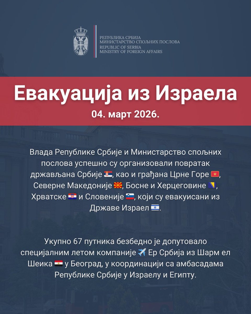 MFA Serbia tweet media