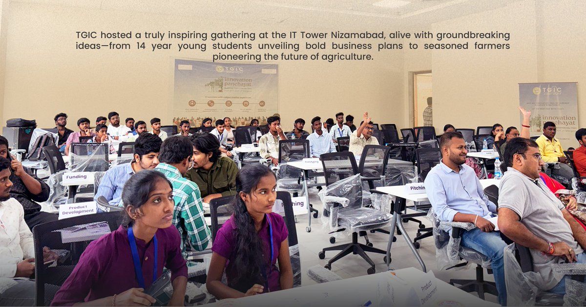 Telangana Innovation Cell, Govt. of Telangana tweet media