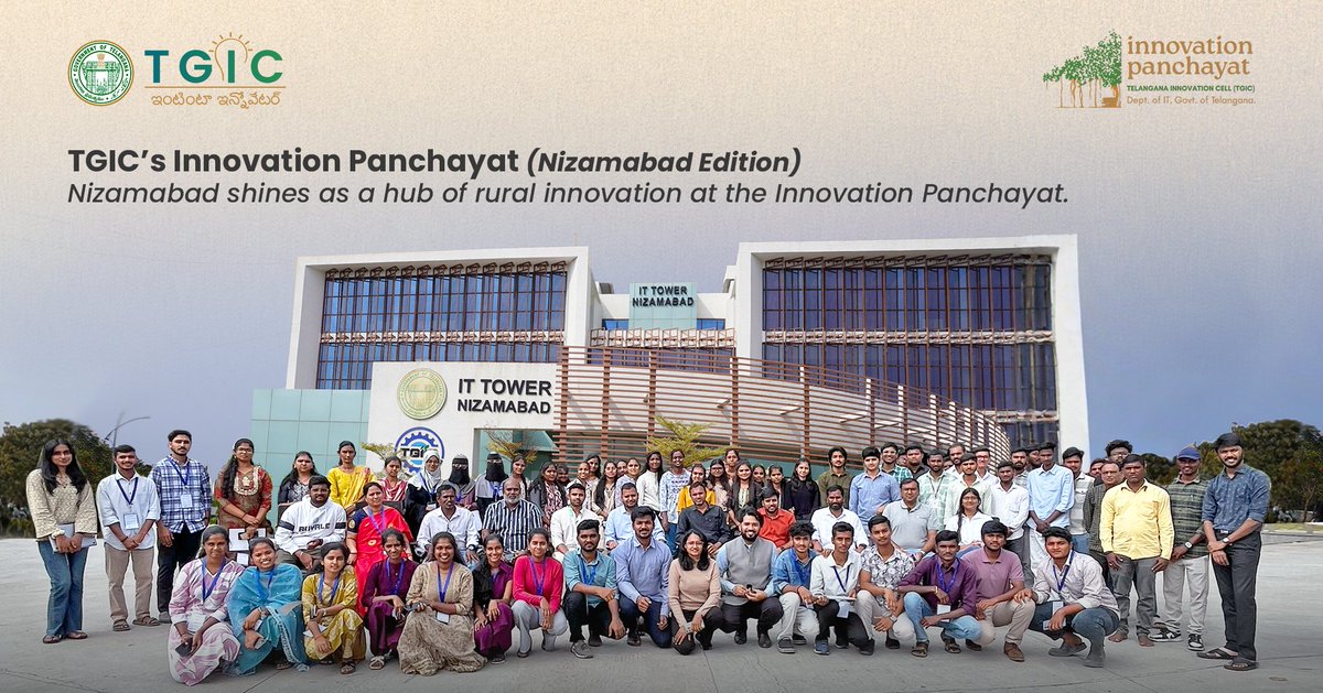 Telangana Innovation Cell, Govt. of Telangana tweet media