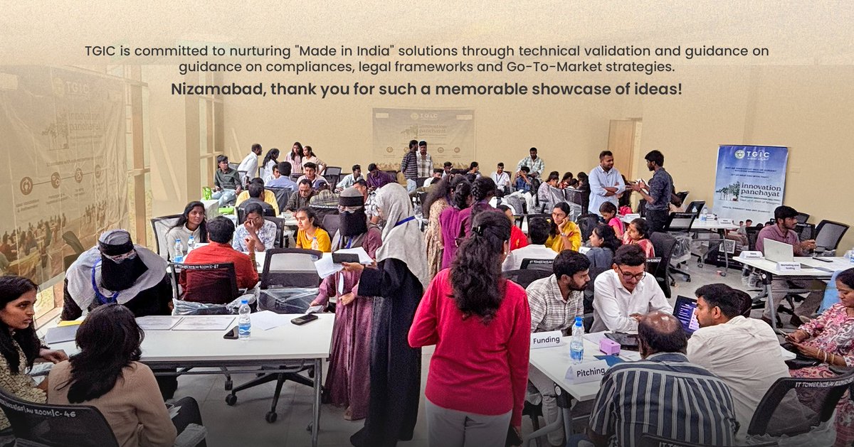 Telangana Innovation Cell, Govt. of Telangana tweet media