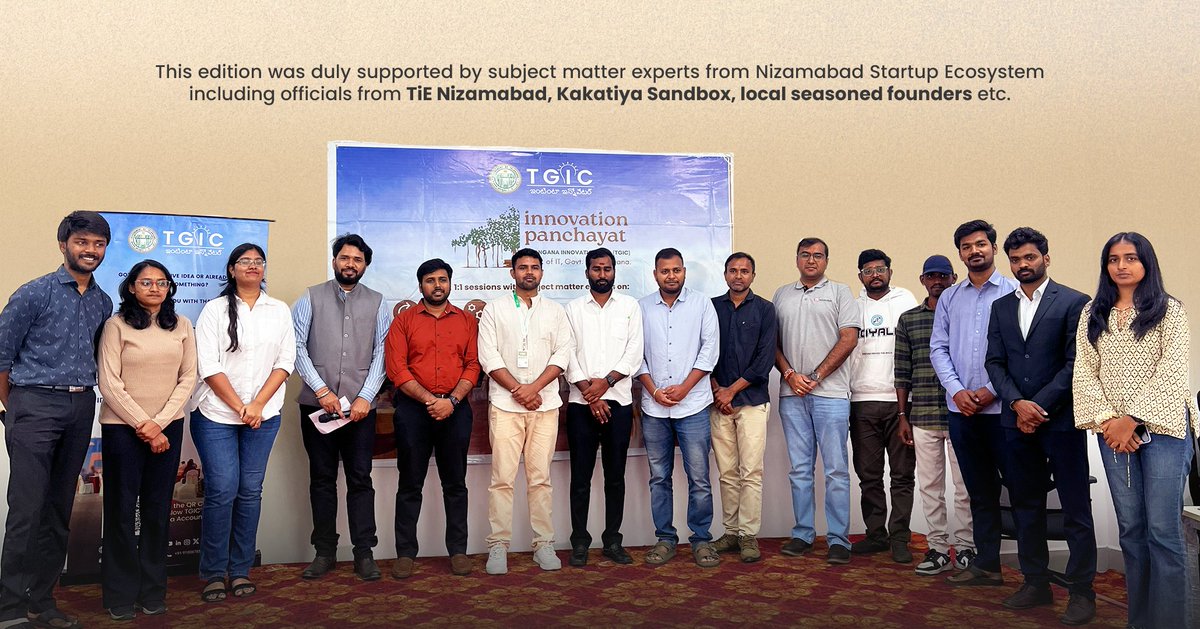 Telangana Innovation Cell, Govt. of Telangana tweet media