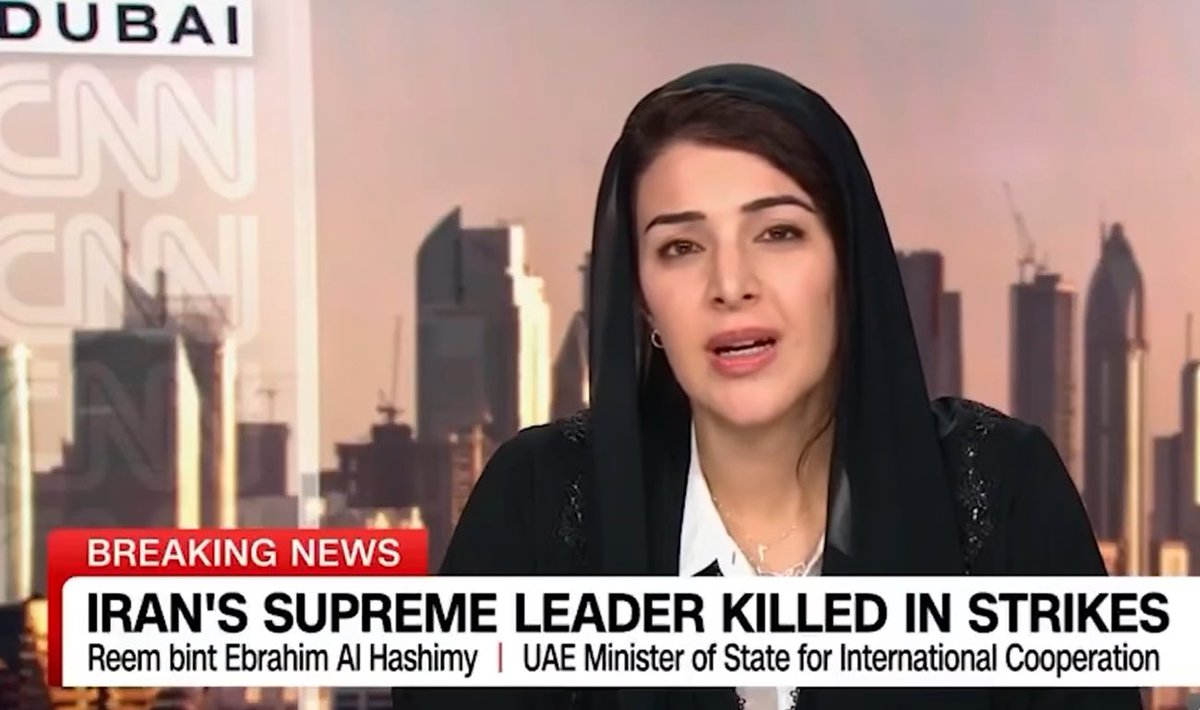 I can go to any war if H.E Reem Al Hashimy will keep soothing us like that. 

Exceptional tone, great articulation. God bless 🇦🇪