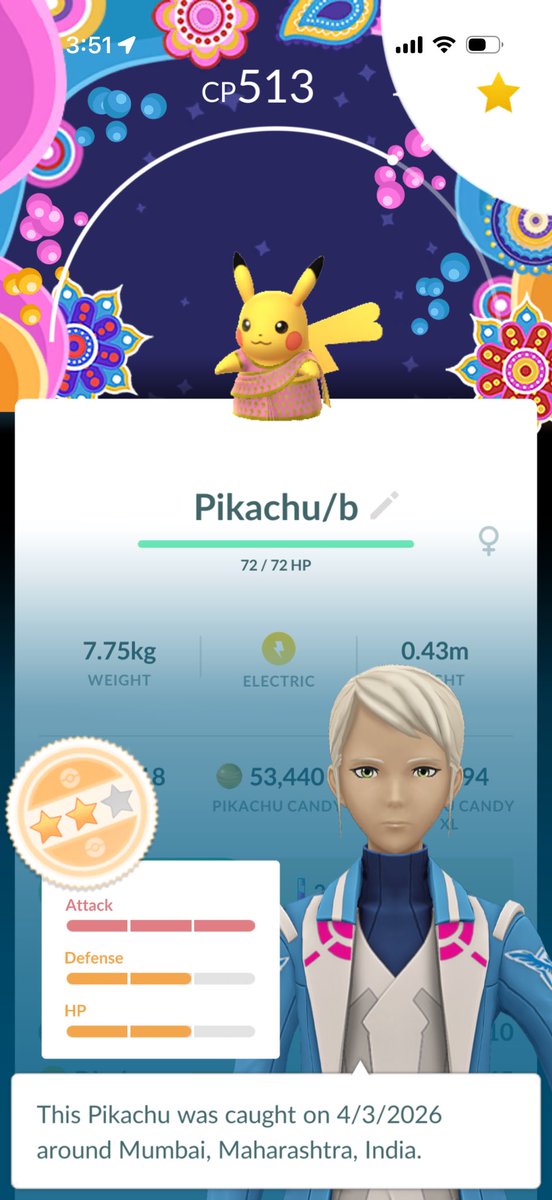 micsheldon1's tweet photo. Thanks you for the raid 🥰🙏🏻 @melisica_
#pokemongoindia https://t.co/NHDoaeVLI6