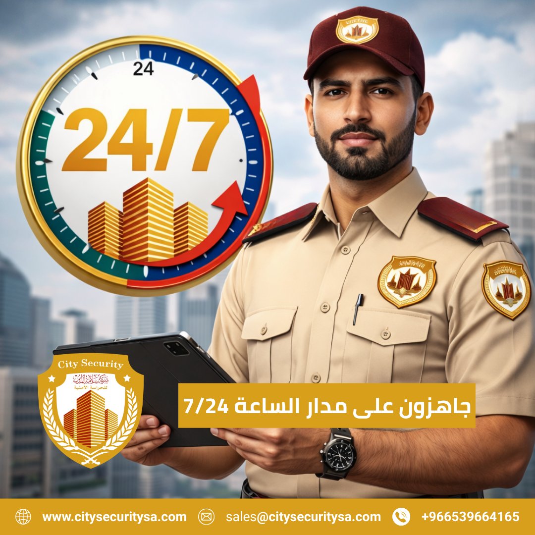 SecurityCity's tweet photo. جاهزون على مدار الساعة 7/24
#مدار_الساعة #رمضان_يجمعنا #SaudiVision2030 #ذهب #تحول_رقمي #جاهزية #امن #تتبع_ذكي #socialmedia #viralpost2024 #safetyfirst #trend #اكسبلور #الدفاع_الجوي #مرسيدس_بلوار1 #مع_طيف_اعلانك_تترند #ساهم_بتفطير_صائم_في_الحرم https://t.co/5BvYYPKJhA