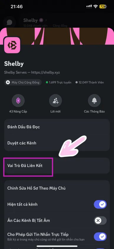 Nghe nói nhiều anh em đang thắc mắc lây role <a href="/shelbyserves/">Shelby</a>  trên hệ Aptos, nên mình note nhanh các bước cần làm:

💠 Join Discord: discord.gg/shelbyserves
👉 Vào mục “Vai trò đã liên kết” → Kết nối social để nhận role
👉 Viết bài gửi vào Creations để lấy role