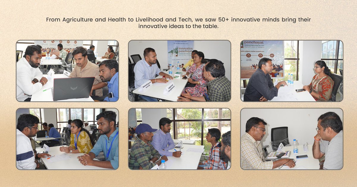 Telangana Innovation Cell, Govt. of Telangana tweet media