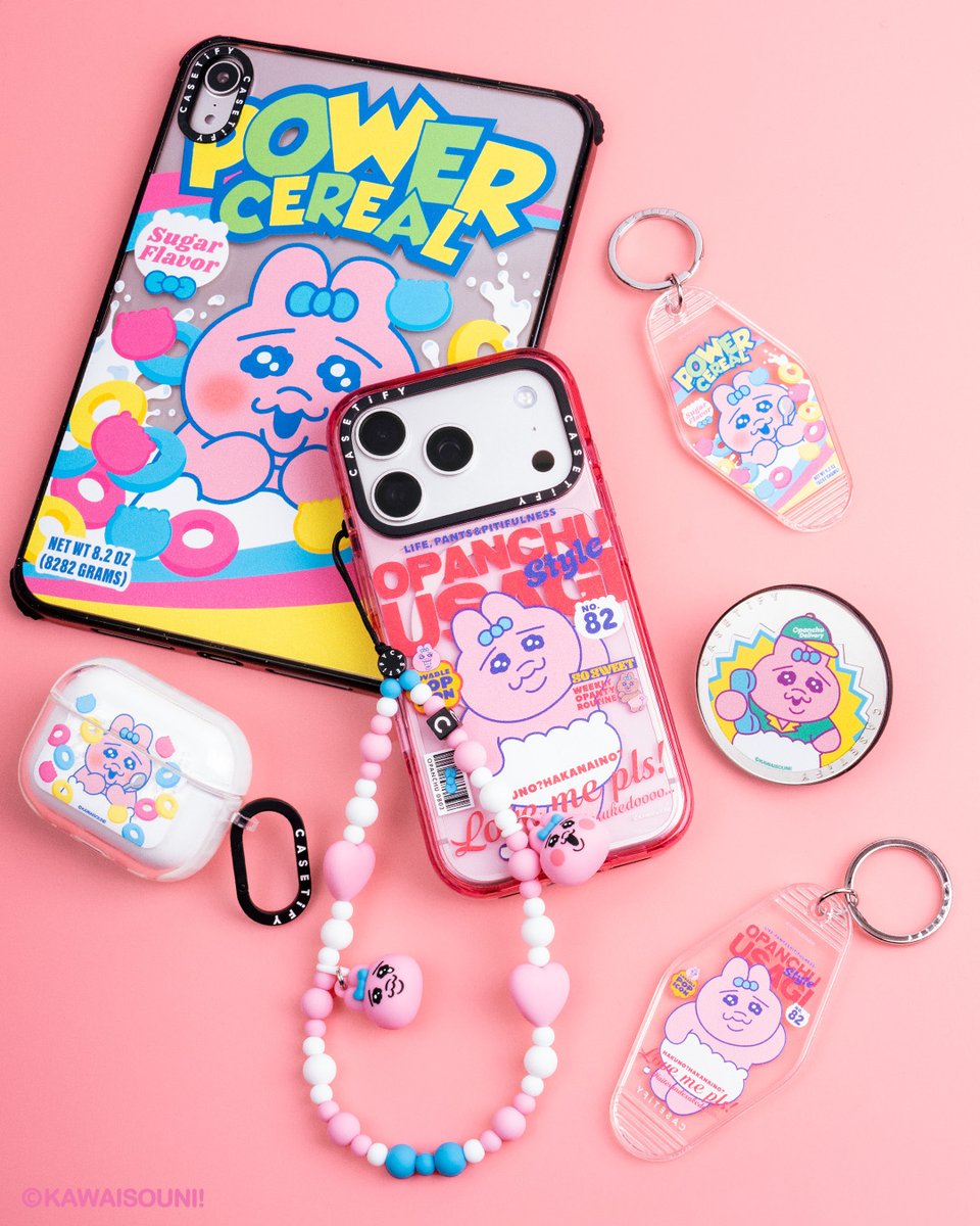 Casetify_JP's tweet photo. おぱんちゅうさぎ × CASETiFY へようこそ！

いつだってひたむきに頑張るおぱんちゅうさぎが、カラフルでポップなスマホケースに✨

うるうる瞳のあの子と一緒に、毎日をもっとかわいく、今日もがんばろう！

リンクでチェック👉https://t.co/Nh2Cnfdvz3

#OpanchuUsagixCASETiFY
#OpanchuUsagi
#CASETiFY
#おぱんちゅうさぎ