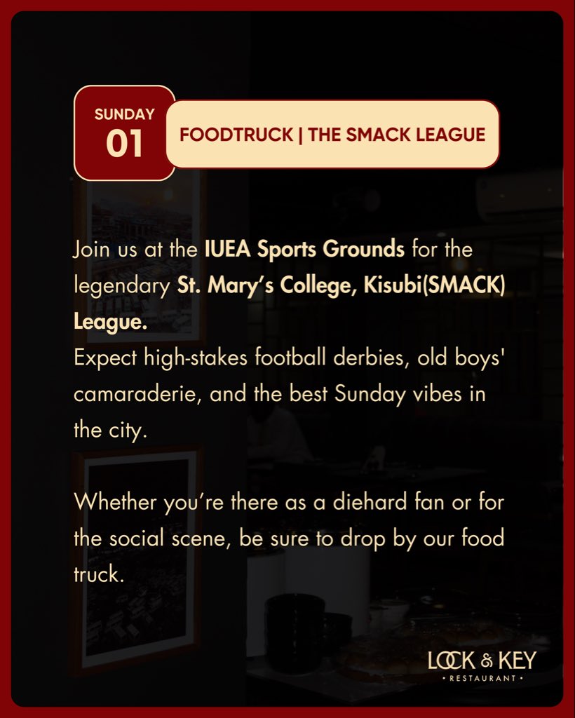 Lock & Key Restaurant🇺🇬 tweet media