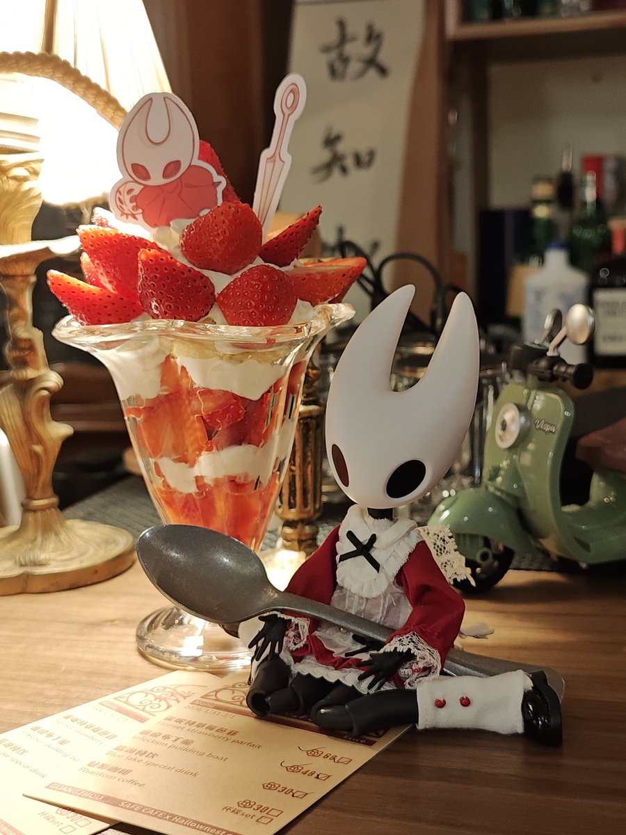 INeedParrots's tweet photo. 这里也发下🍨🍓 #SilkSong #Hornet #HollowKnight https://t.co/sydUOs9f6Y