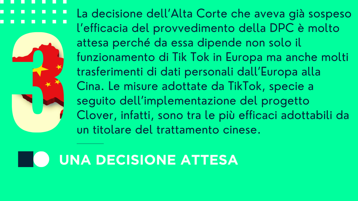 guidoscorza's tweet photo. #PrivacyDaily | In Irlanda iniziato, davanti all’Alta Corte, il procedimento d'appello di Tik Tok contro il provvedimento sanzionatorio (530 milioni) e correttivo della DPC in particolare in materia di trasferimento in Cina dei dati personali di chi vive in Europa. Qui per chi volesse approfondire: https://t.co/3Fqpp2ADnZ