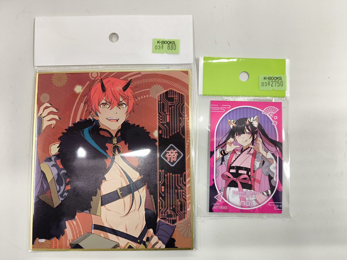 入荷情報】 超かぐや姫！ POP UP SHOP in 新宿マルイ 色紙 帝アキラ