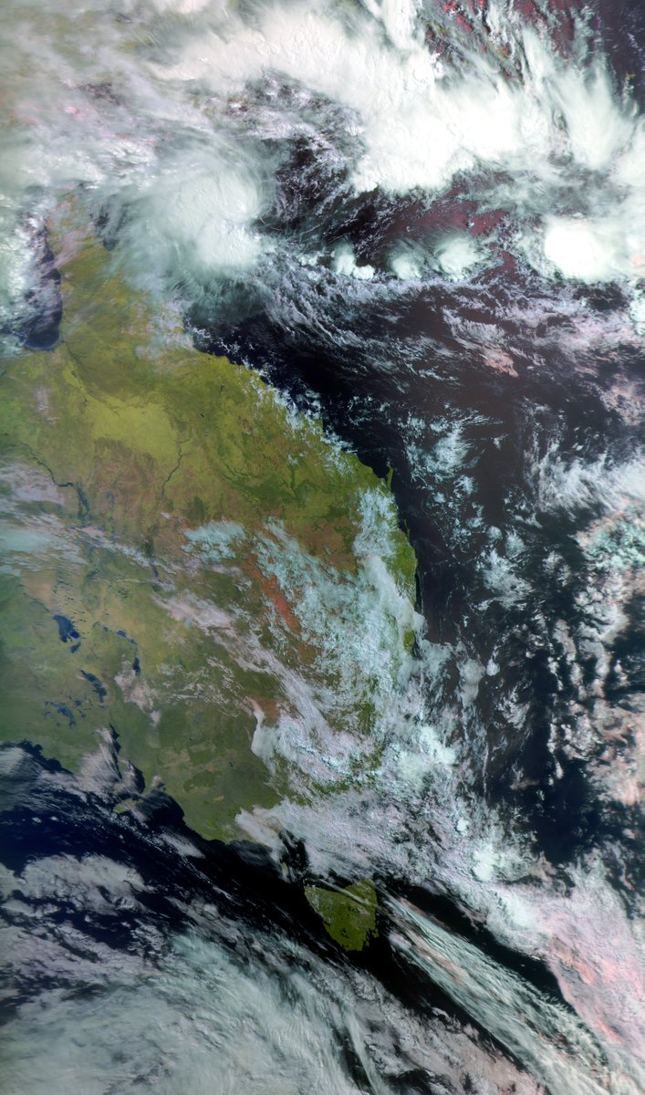 BenSKlerk1's tweet photo. #MN2_3 and #MN2_4 4th March AEDT
#Satdump #QFH #Nooelec Noaa #Airspy mini
#Weather #LRPT #Satellite #Australia https://t.co/CDebWh4hmS