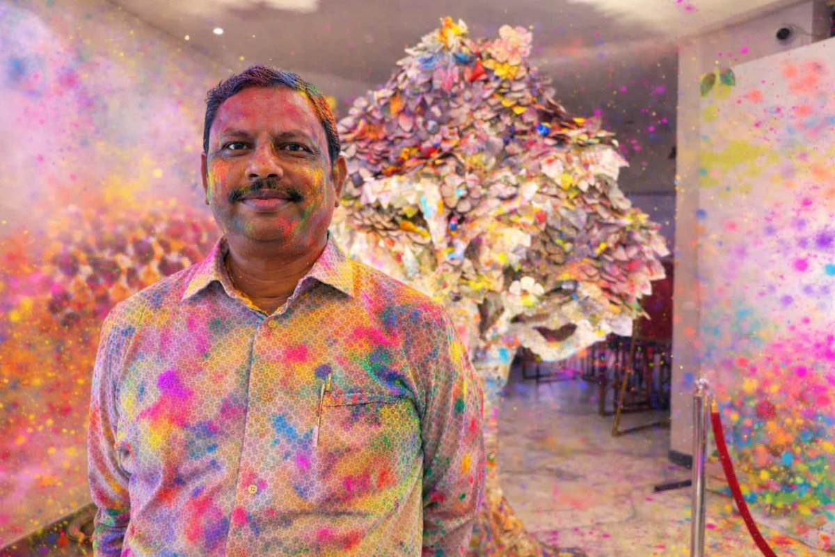 Dhrutik's tweet photo. Happy Holi friends 🧡 https://t.co/9hqVH8RGqG