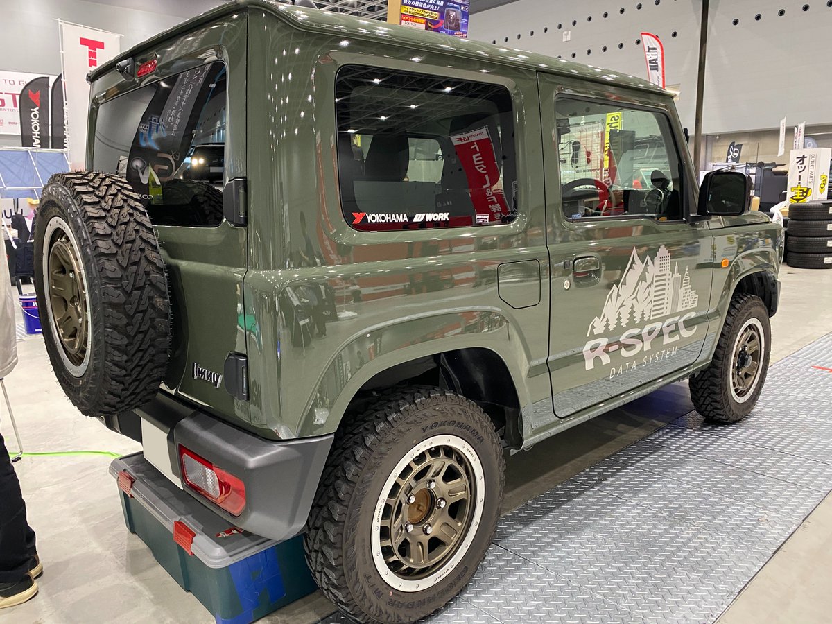 GEOLANDAR_JP's tweet photo. 群馬パーツショー 2025 ジオランダー装着車
データシステム/R-SPEC 様
車輛:ジムニー
装着タイヤ:GEOLANDAR M/T G003
サイズ:175/80R16
#YOKOHAMA #ヨコハマタイヤ #ジオランダー #GEOLANDAR #群馬パーツショー #ジムニー #データシステム #RSPEC https://t.co/qwmAx8lSxI