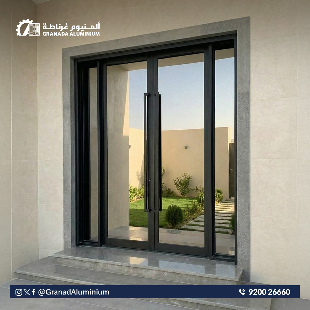 تفاصيل دقيقة ومواد متينة، تمنح كل مدخل أناقة لا تضاهى وعزل مثالي… فخامة تدوم وتكمل جمال مساحتك