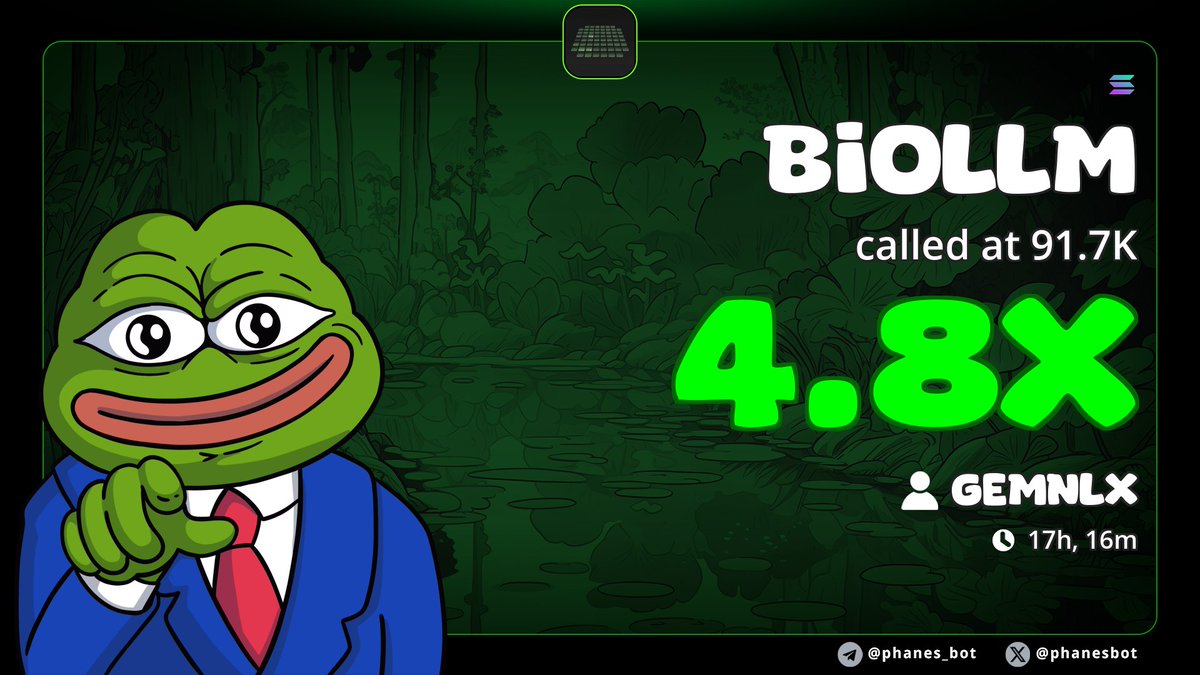 gemnlclub's tweet image. $BioLLM #BioLLM RAN 🏃

CA: 9oxGicd5KXNcthYM6yD23X9zcznQVnHjrAEN38fFpump

You're not behind.
You're just running without a map.

Get access: Gemnl.net
Free telegram: t.me/GemnlFree