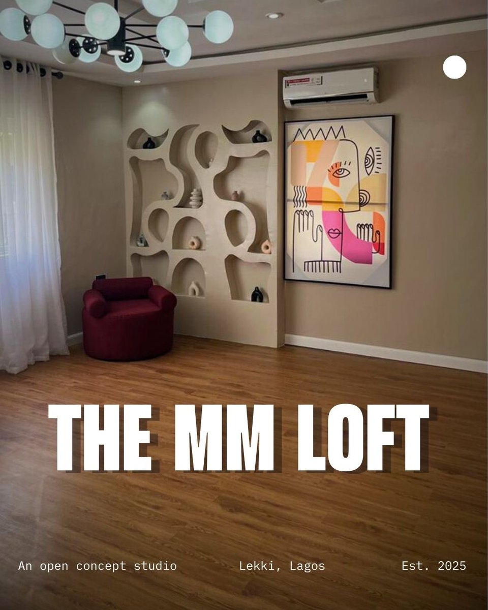 themastermindcc's tweet photo. This is The MM Loft 

A modern, open-concept studio space in Lekki, Lagos designed for clean, elevated productions. https://t.co/UrKX06X8fB