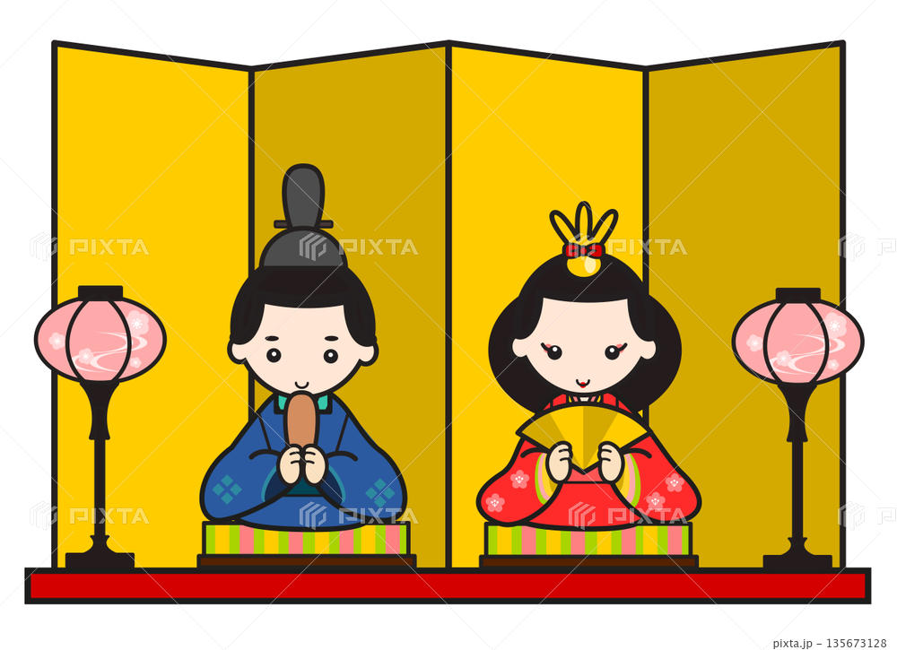 scb132's tweet photo. https://t.co/glwQFg2bxt ひなまつりスルーしてしまった。#illustratio #japanese   #Japan  #ひなまつり #ひなまつり2026  #ストックイラスト #PIXTA https://t.co/zJ9PdyuBqN
