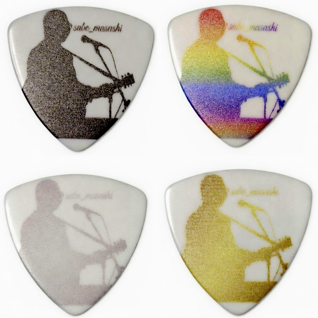 さぼピック届きました🌵 今回は4種類のカラーバリエーションを作りまし