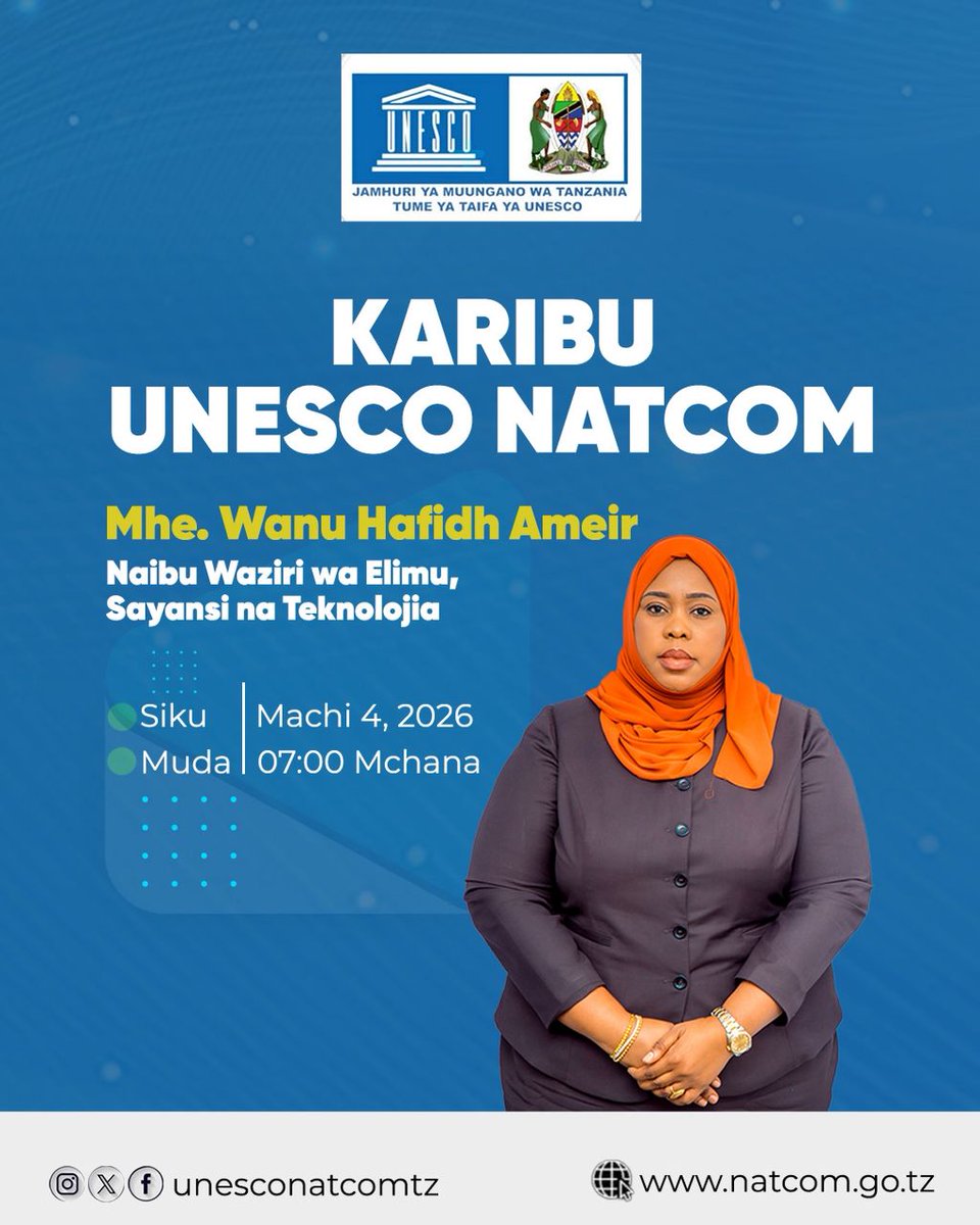 unesconatcomtz's tweet photo. ZIARA  YA  MH: NAIBU WAZIRI WA ELIMU SAYANSI NA TEKNOLOJIA https://t.co/Q4WMEWfcTZ