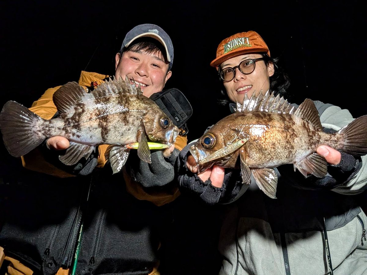 SLPG_Fishing's tweet photo. ソロ釣行しかしないアングラーだったけど
この前の古賀さんの時と言いダブルヒット率高め😎
後から見返して嬉しい気持ち2倍✌
#ボトムプラッギング
#メバルプラッギング
#SPM65
#ダブルヒッター https://t.co/dKizbuN6tl