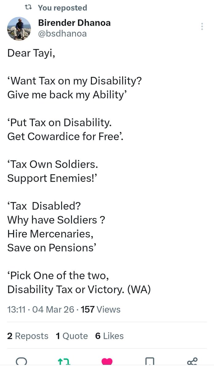 #KeepDisabilityPensionTaxFree