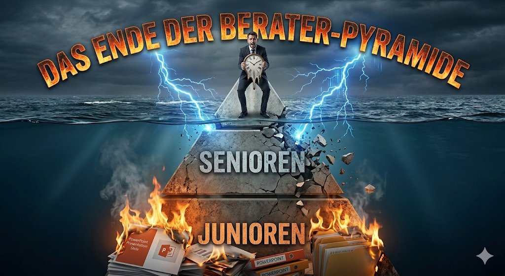 bilantid's tweet photo. Warum die Consulting-Branche gerade mit offenen Augen in den Abgrund rennt – und es sogar noch als „Innovation“ feiert. 🧵

(Disclaimer: Ich bin kein Journalist; dieser Thread wurde mit KI-Unterstützung strukturiert und formuliert. Case in point.) #KI #Consulting #FutureOfWork https://t.co/SZUdrqQjjW