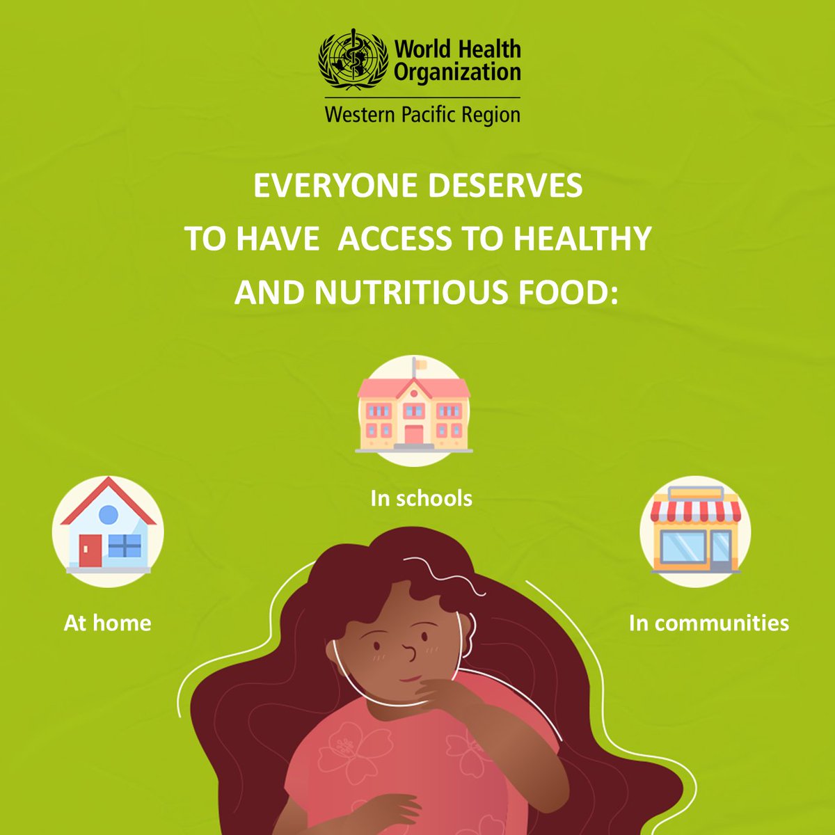 WHOWPRO's tweet photo. It's #WorldObesityDay.

People living with #obesity have a greater risk of diseases such as diabetes, heart diseases, and cancers.

Strengthening policies to address obesity can help build a healthier future generation.

💸Tax sugar-sweetened drinks
📺Regulate marketing of food high in fat, sugar and salt to children
🍏Make healthy diets more affordable
🏷Use front-of-package nutrition labelling

To help prevent obesity, people can:

✅ Maintain a healthy weight
✅ Limit total fat intake
✅ Increase consumption of fruit, vegetables, pulses, whole grains and nuts
✅ Limit the intake of free sugars and salt