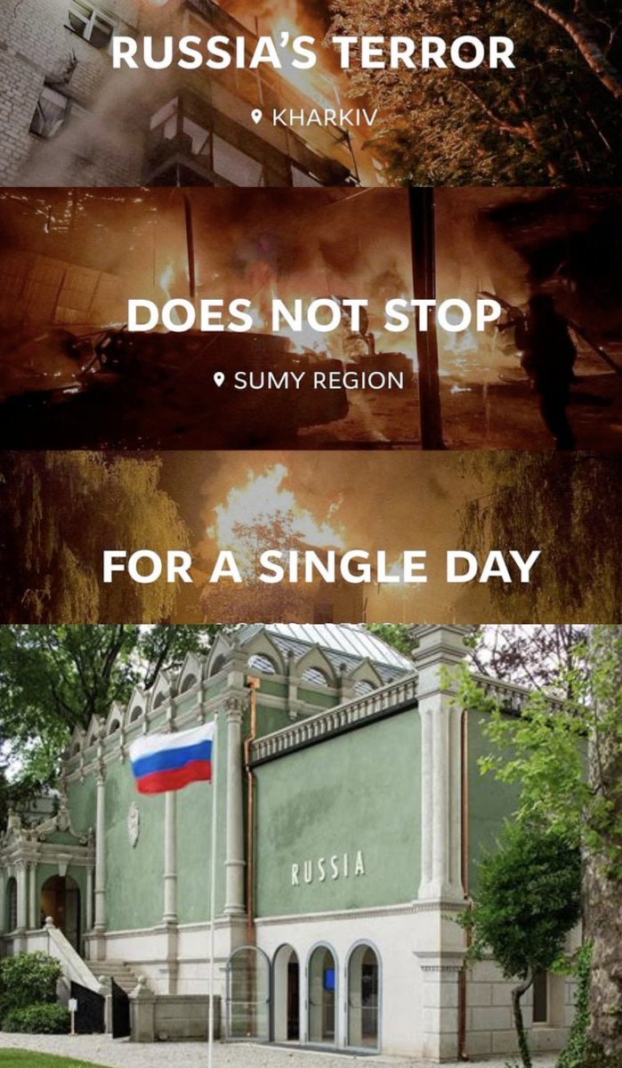 ‼Quando l'arte celebra la morte.

La Biennale di Venezia riapre il padiglione russo, chiuso dopo l'invasione dell'Ucraina

Nel frattempo Putin continua a bombardare ospedali, scuole, case e bambini nella noia, nell'indifferenza e nella compiacenza di molti.
#SlavaUkraini🇺🇦