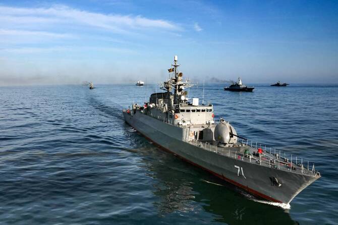 MOSSADil's tweet photo. 🚨 BREAKING: IRANIAN WARSHIP SINKING

Sri Lanka says the Iranian Navy frigate IRIS Dena is sinking just outside its territorial waters.

Sri Lankan ships and aircraft have been deployed for a rescue operation, and 30 sailors from the roughly 180-person crew have already been pulled from the vessel and taken to hospital, according to the foreign minister.

The cause of the sinking has not yet been confirmed.

Stay connected, follow @MOSSADil.
