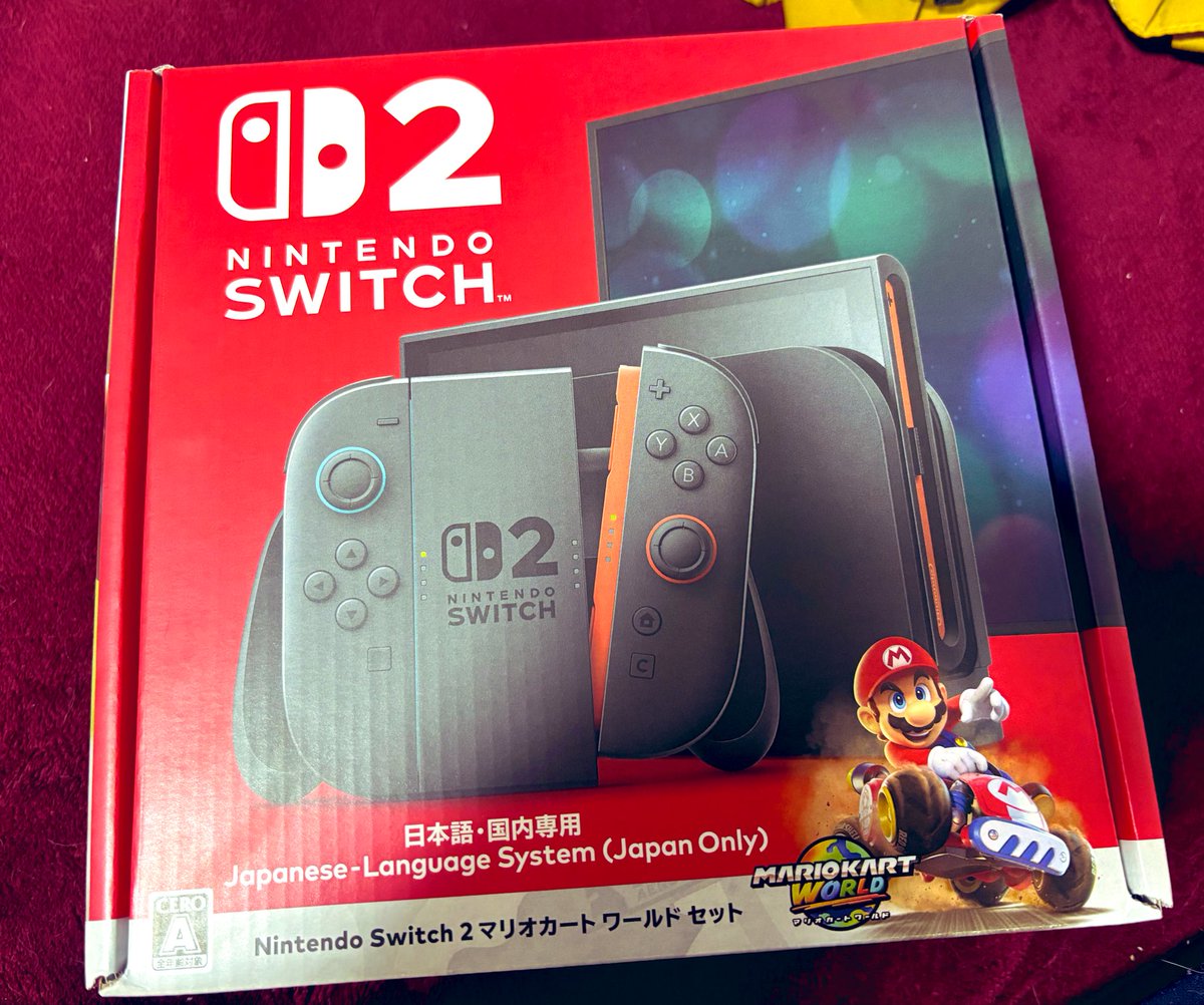というわけでSwitch2手に入れました！ この神な友達は誰でしょ？ 予想