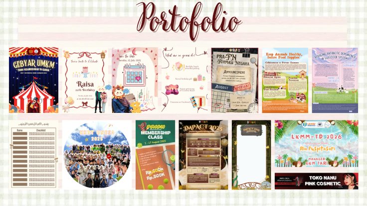 pprdptt's tweet photo. Hii aku open edit design canva
Poster/infografis 
Pamflet 
Feeds/story ig
Banner
Id card/twibon/polaroid 
Potostrip/potobooth 
Lanyard
Pricelist PL
scan QR Qris 
PPT/COMPRO 
Undangan/invitation 
Scrapbook 
dan etc bisa request custom

#zonauang #editcanva https://t.co/ja1FJPhh10