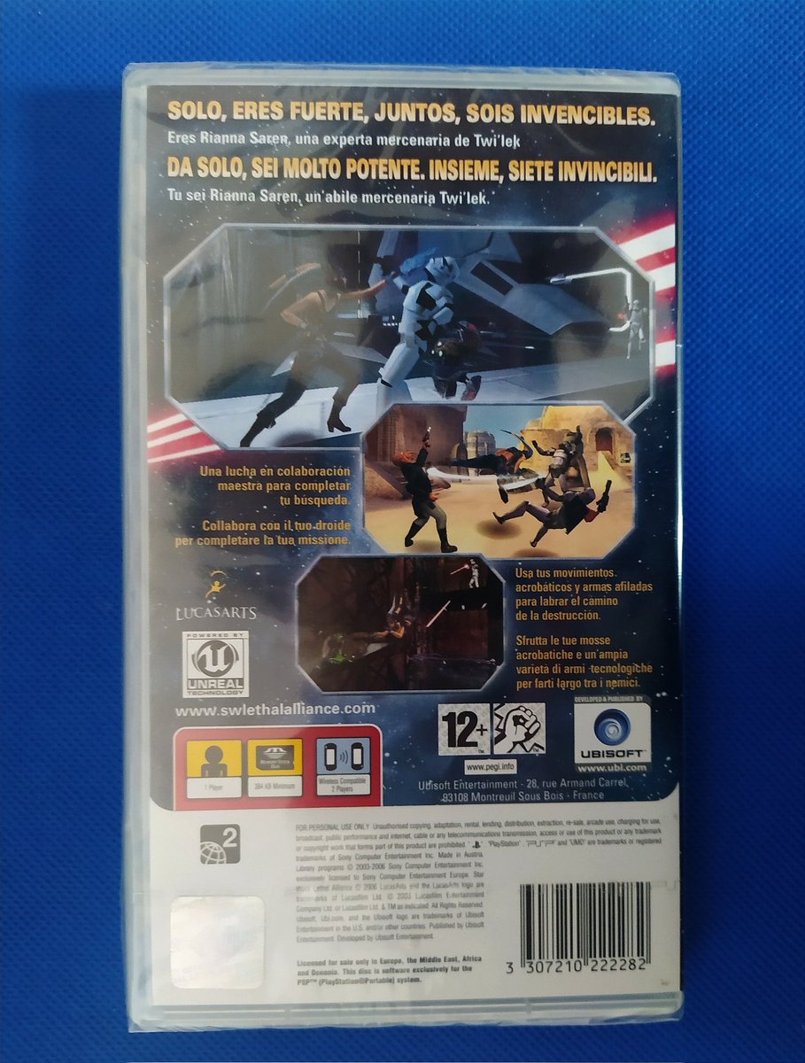 RafaR49914264's tweet photo. N° 158 Star Wars Lethal Alliance #psp #sony #coleccion #juego #precintado https://t.co/7h21PyiyY1