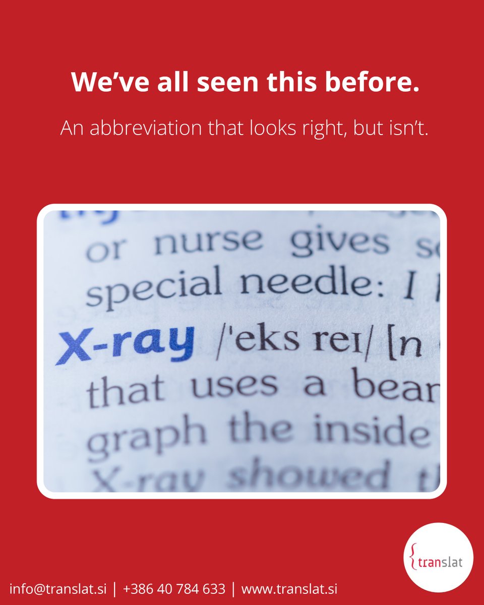 TRANSLAT's tweet photo. The same abbreviation can mean different things depending on therapeutic area, development phase, or regulatory context. https://t.co/xlpEdIgOzu