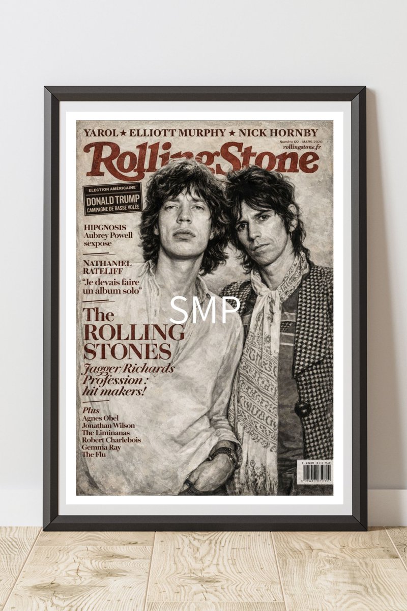 ロック史の象徴。 Rolling Stones Mick Jagger × Keith Richards