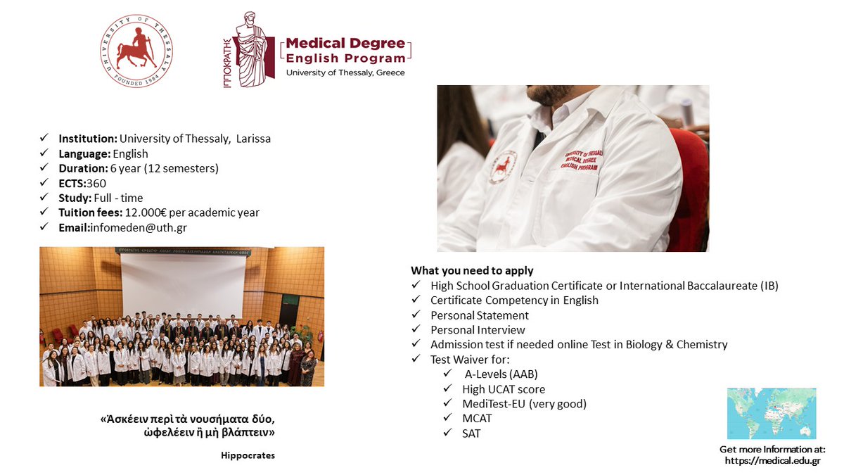 Medical Degree English Program tweet media