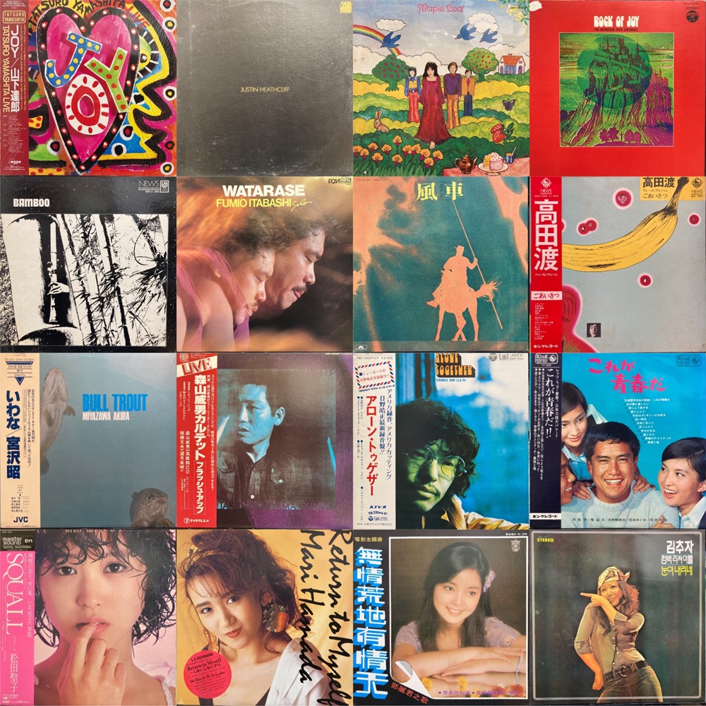 3/7(土)日本のロック/シティポップLPレコードセール 開催いたします