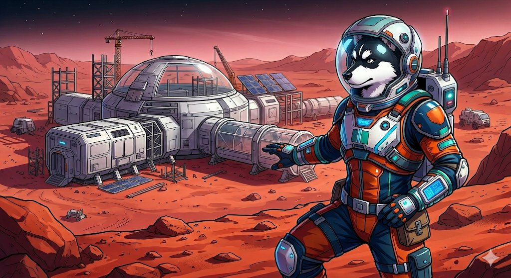 Congrats at 500 my friend! 
#redcolonychallenge 

Sleddog-1 to Mission Control. Hab unit construction is on schedule.