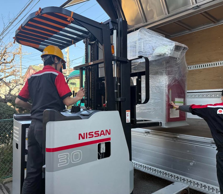 AmadaPressSys's tweet image. 本日、4月にドイツで開催されるWire 2026に向けて、最後のマシンが出荷されていきました👋
行ってらっしゃーい！
#wire2026 #wire #ドイツ #コイリング #アマダプレスシステム #アマダ #ばね #Spring #MEC